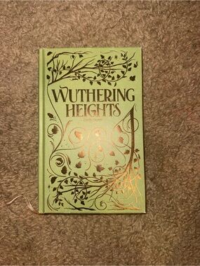 Wuthering Heights Decorative Hardcover - Green with Gold Foil